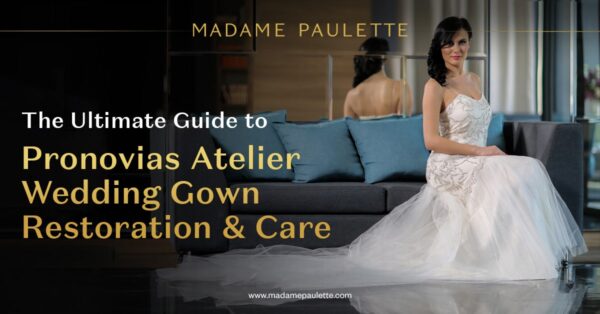 The Ultimate Guide to Pronovias Atelier Wedding Gown Restoration & Care