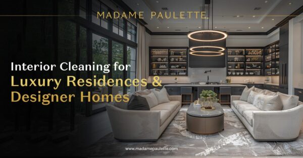 Interior Cleaning for Luxury Residences & Designer Homes: The Madame Paulette Standard