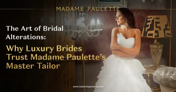 The Art of Bridal Alterations: Why Luxury Brides Trust Madame Paulette’s Master Tailors