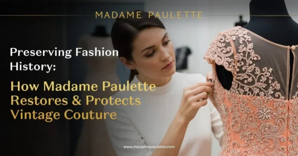 Preserving Fashion History: How Madame Paulette Restores & Protects Vintage Couture