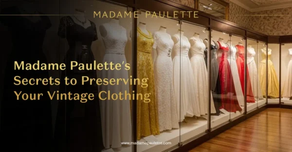 Madame Paulette’s Secrets to Preserving Your Vintage Clothing