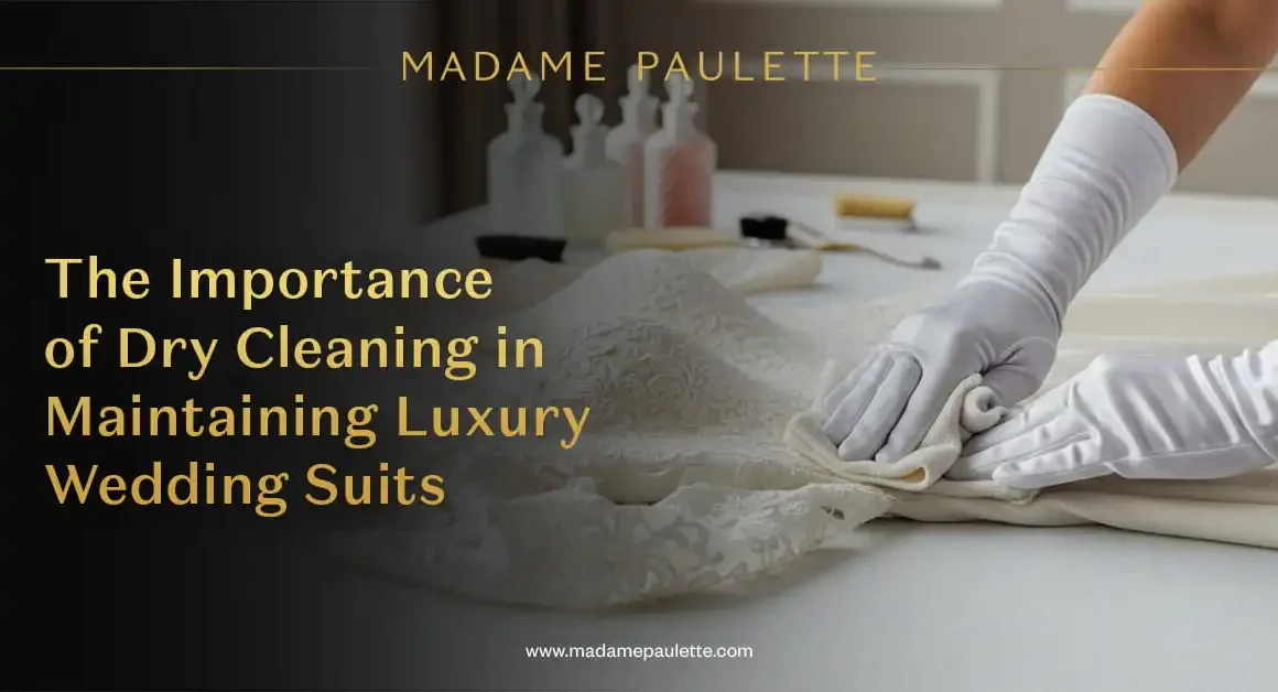 dry cleaning for luxury wedding suits