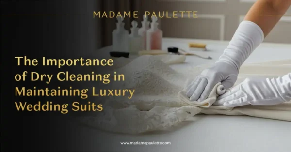 The Importance of Dry Cleaning in Maintaining Luxury Wedding Suits