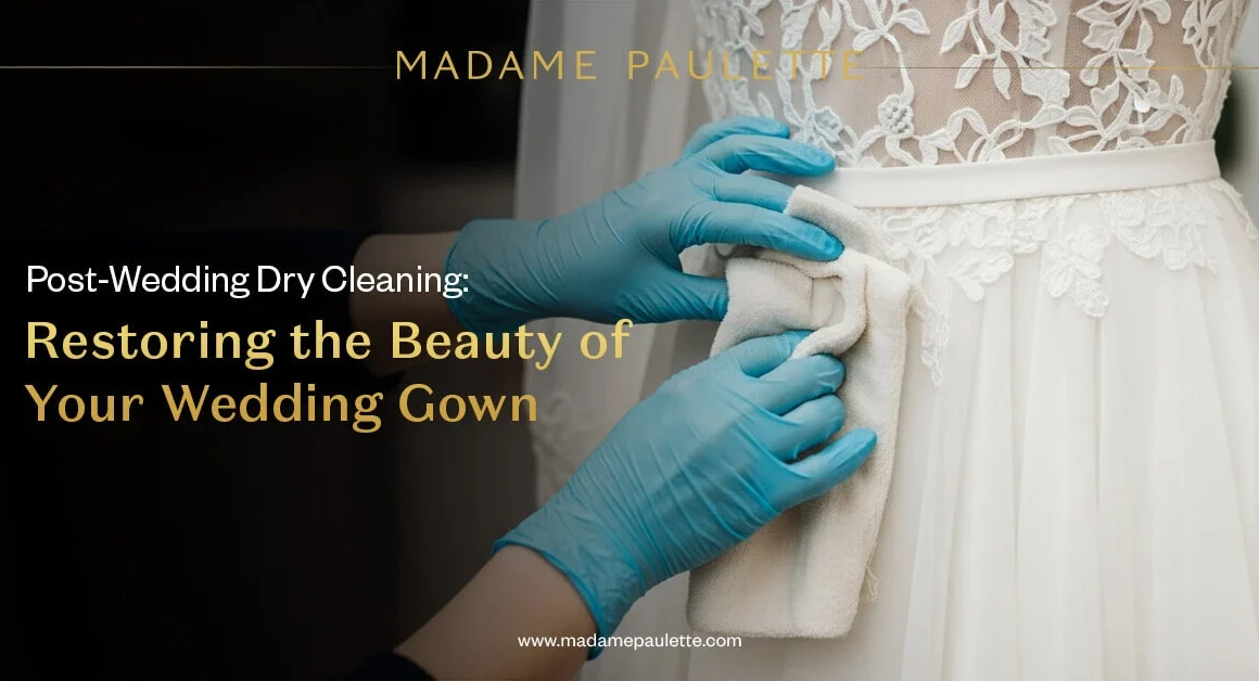 post-wedding dry cleaning