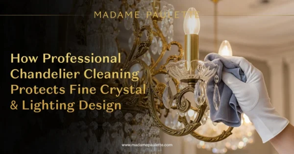 How Professional Chandelier Cleaning Protects Fine Crystal & Lighting Design