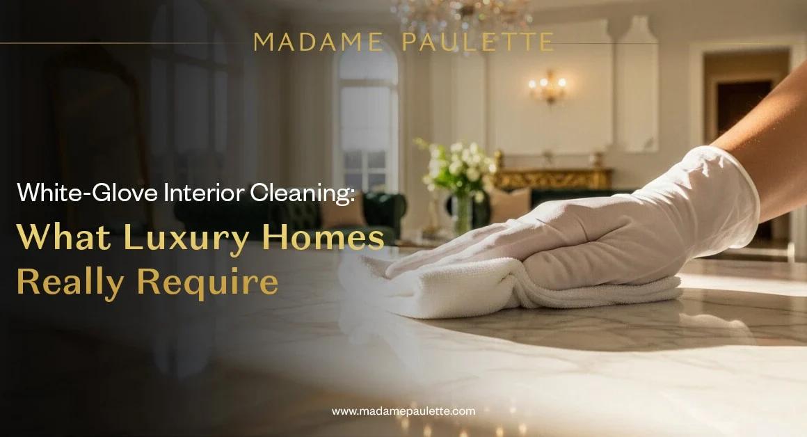 white-glove interior cleaning