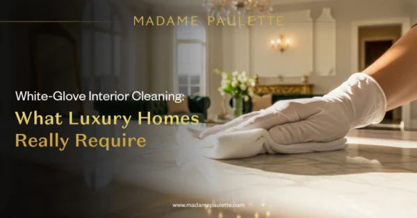 White-Glove Interior Cleaning: What Luxury Homes Really Require