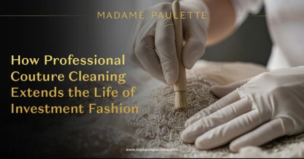 How Professional Couture Cleaning Extends the Life of Investment Fashion
