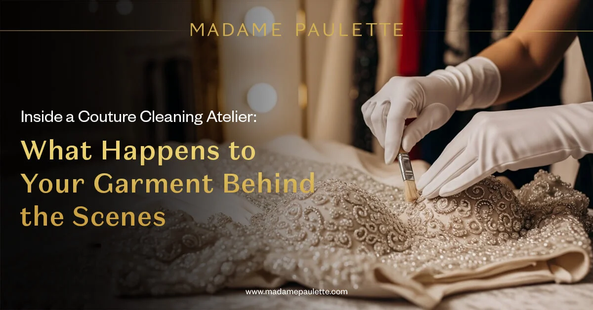 Inside a Couture Cleaning Atelier: What Happens to Your Garment Behind the Scenes
